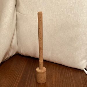 Tall Vintage Wood Masher